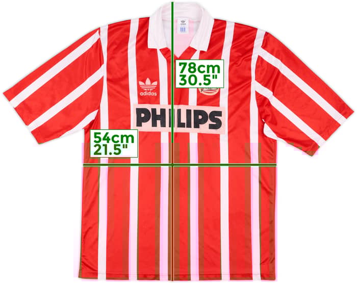 1992-94 PSV Home Shirt #12 - 8/10 - (L)