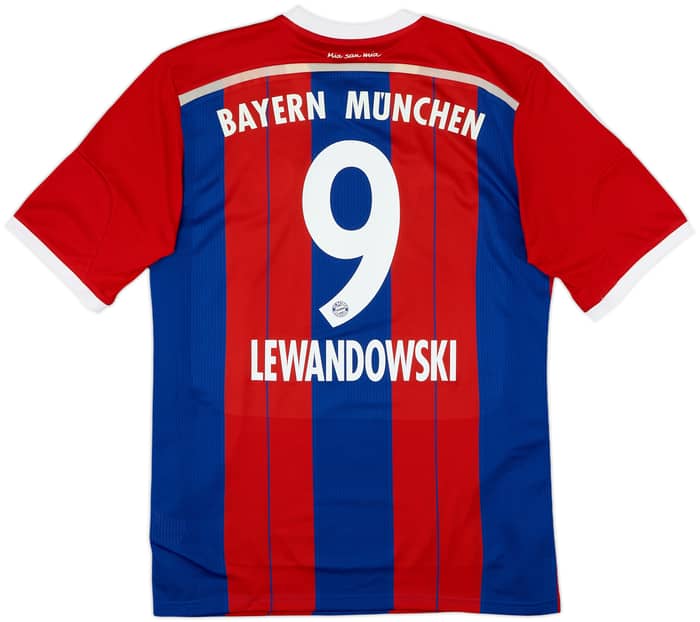 2014-15 Bayern Munich Home Shirt Lewandowski #9 - 10/10 - (L)