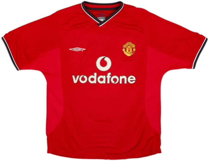 2000-02 Manchester United Home Shirt - 5/10 - (Y)