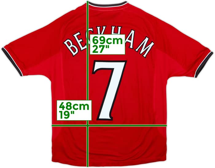 2000-02 Manchester United Home Shirt - 5/10 - (Y)