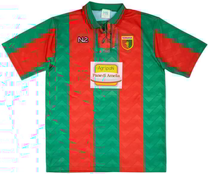 1995-96 Ternana Match Issue Home Shirt #17