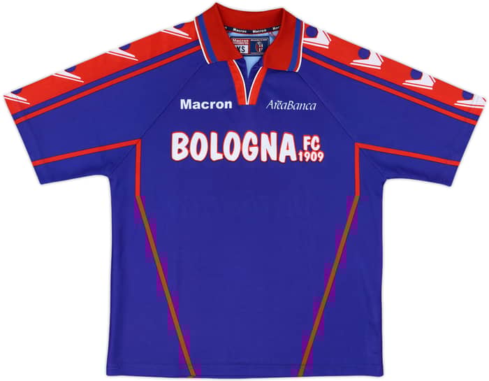 2001-03 Bologna Macron Training Shirt - 9/10 - (XS)