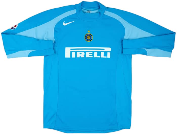 2004-05 Inter Milan Match Issue GK Shirt Carini #15