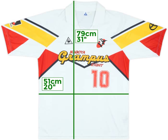 1992 Nagoya Grampus Eight Away Shirt #10 (Lineker) - 8/10 - (L)