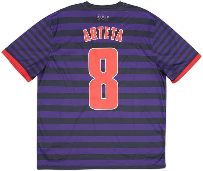 2012-13 Arsenal Away Shirt Arteta #8 - 8/10 - (XL)