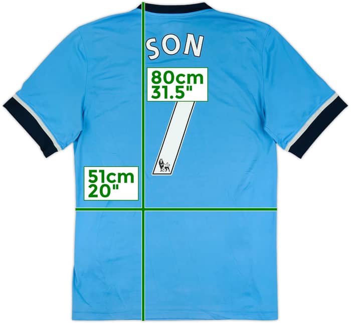 2015-16 Tottenham Away Shirt Son #7 - 8/10 - (L)