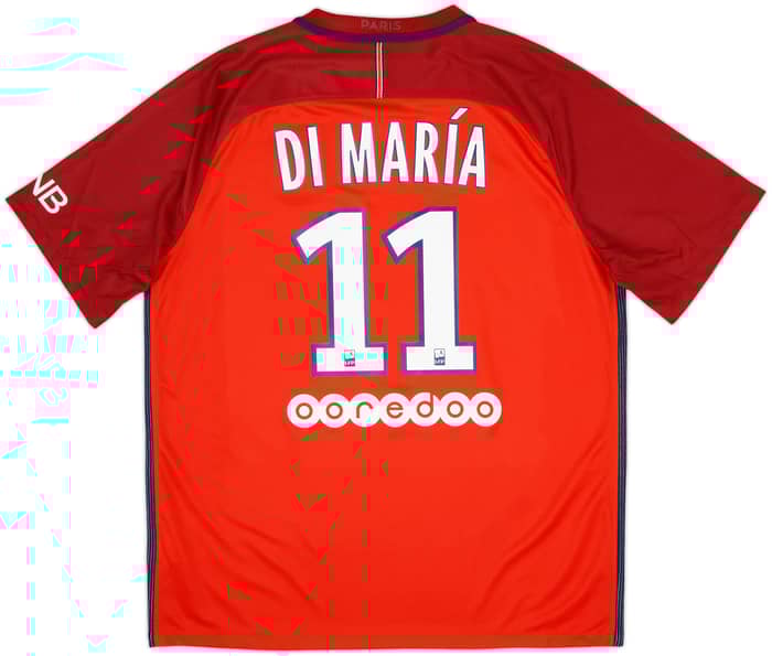 2016-17 Paris Saint-Germain Away Shirt Di Maria #11 - 8/10 - (XL)