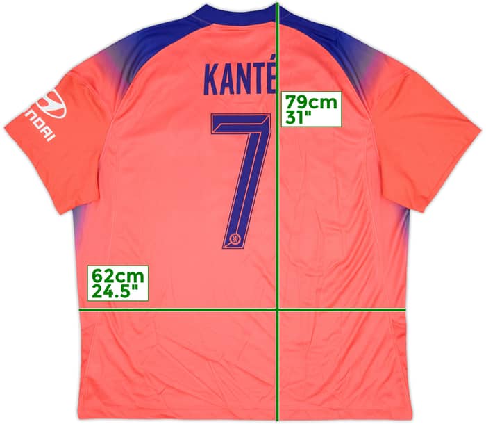2020-21 Chelsea Third Shirt Kante #7 - 9/10 - (XXL)