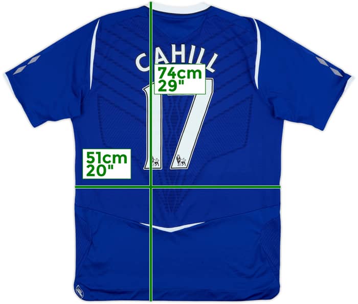 2008-09 Everton Home Shirt Cahill #17 - 7/10 - (M)