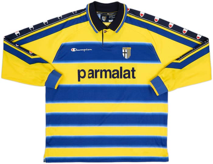 Camiseta de local del Parma 1999-00 L/S #2 - 5/10 - (L)