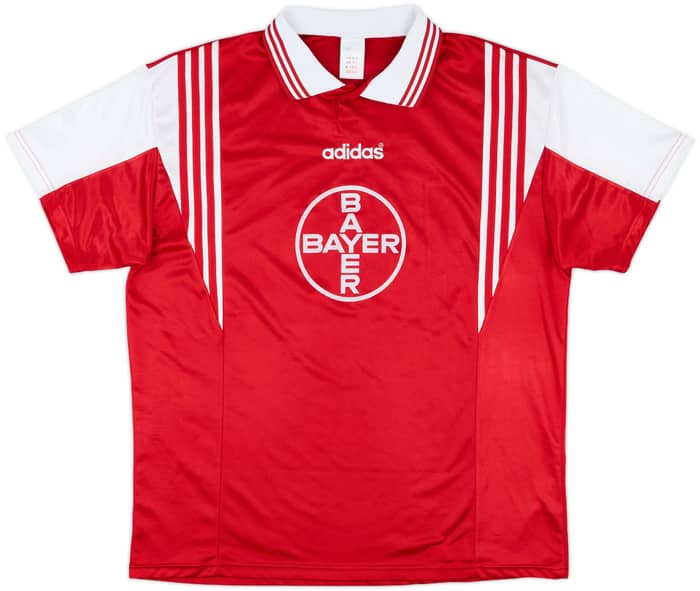1996-98 Bayer Leverkusen Match Issue Home Shirt #15
