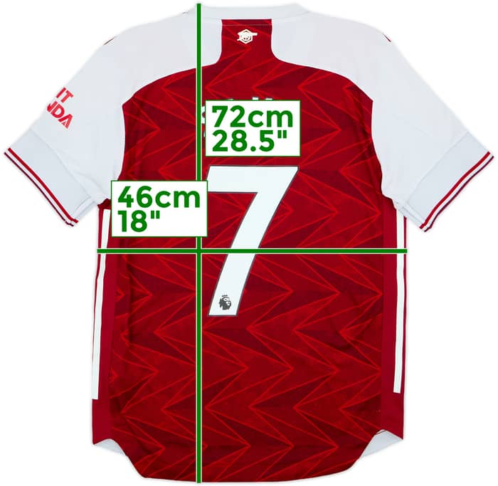 2020-21 Arsenal Authentic Home Shirt Saka #7 - 7/10 - (S)