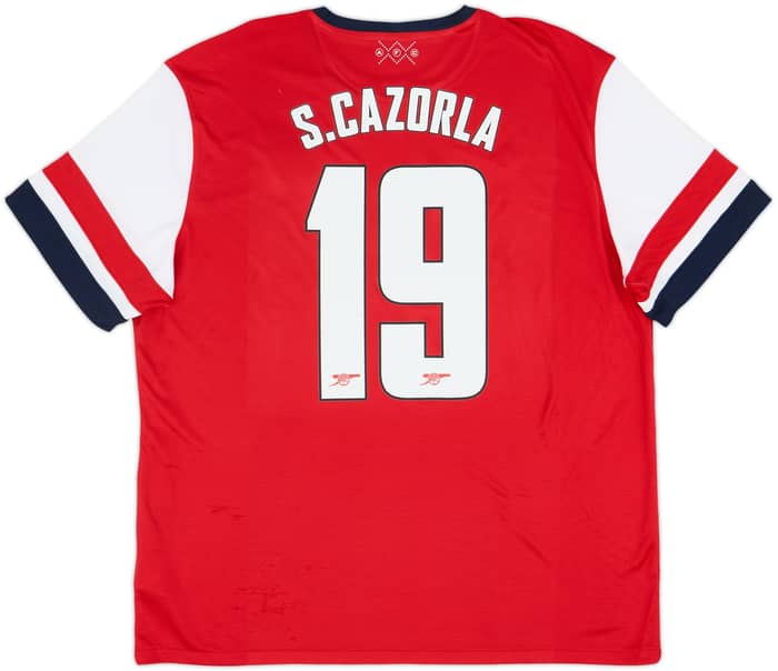 2012-14 Arsenal Home Shirt S.Cazorla #19 - 6/10 - (XXL)