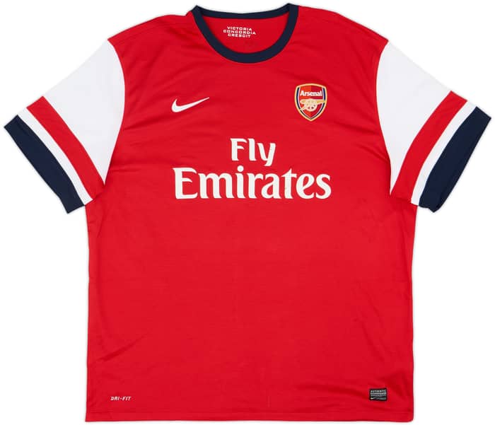 2012-14 Arsenal Home Shirt S.Cazorla #19 - 6/10 - (XXL)