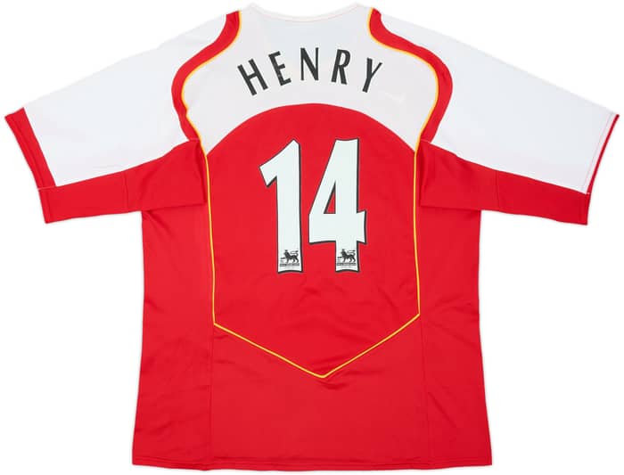 2004-05 Arsenal Home Shirt Henry #14 - 7/10 - (XL)