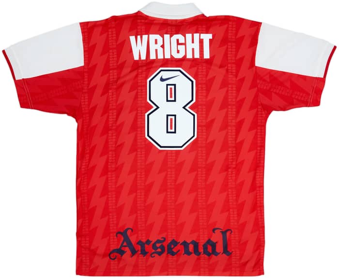 1994-96 Arsenal Home Shirt Wright #8 - 8/10 - (XL)