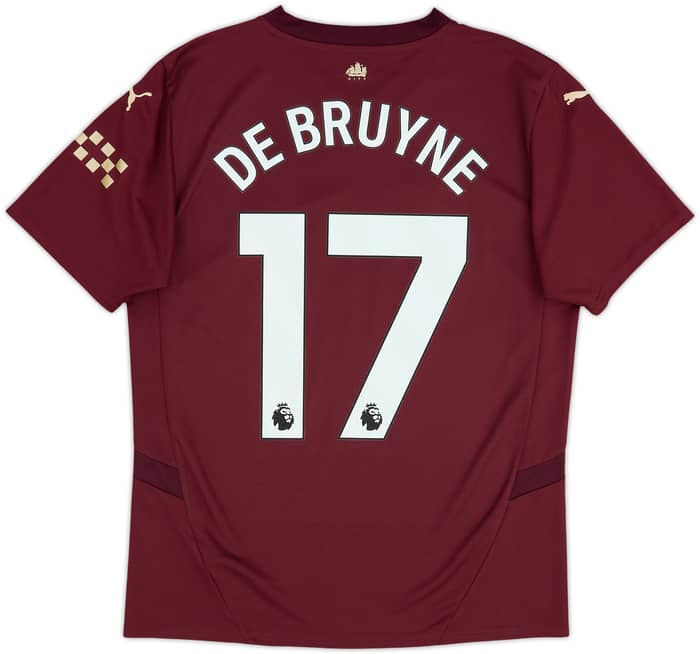 2024-25 Manchester City Third Shirt De Bruyne #17 - 10/10 - (M)
