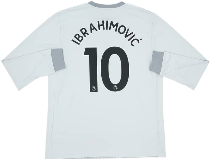 2017-18 Manchester United Third L/S Shirt Ibrahimovic #10 - 7/10 - (XL)