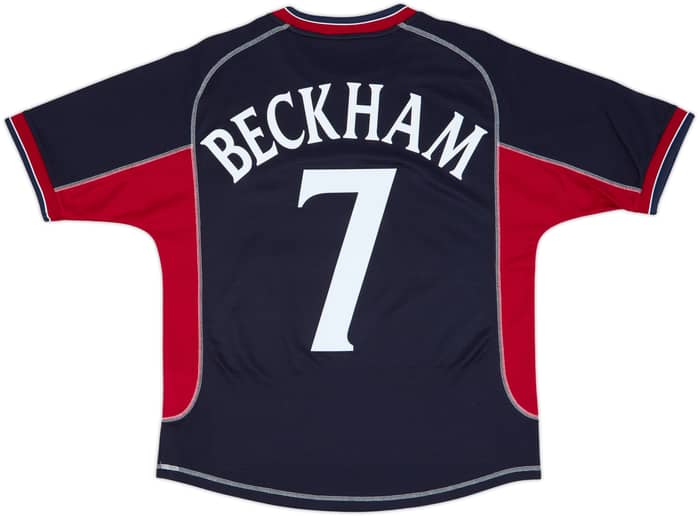 2000-01 Manchester United Third Shirt Beckham #7 - 7/10 - (Y)