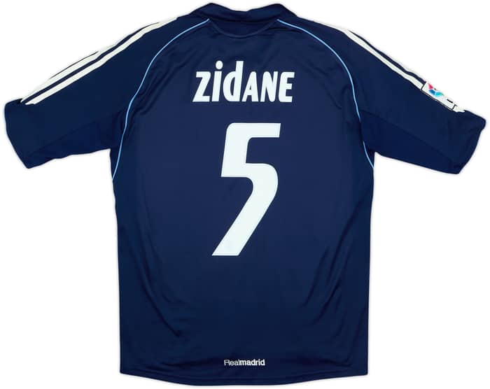 2005-06 Real Madrid Away Shirt Zidane #5 - 7/10 - (S)