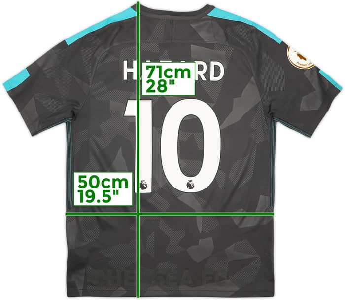 2017-18 Chelsea Third Shirt Hazard #10 - 5/10 - (M)