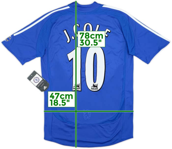 2006-08 Chelsea Home Shirt J.Cole #10 (S)