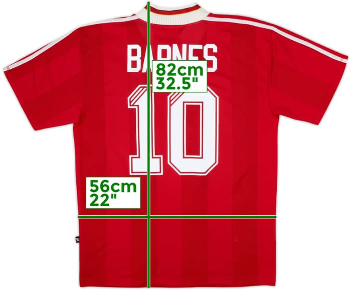 1995-96 Liverpool Home Shirt Barnes #10 - 10/10 - (XL)