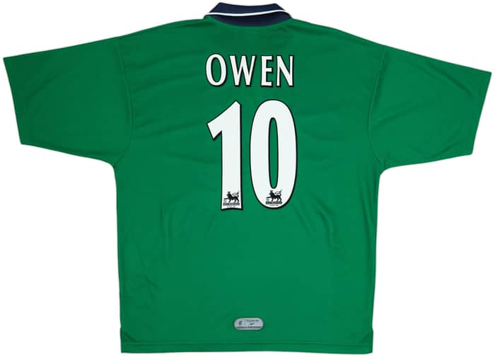 1999-00 Liverpool Away Shirt Owen#10 - 8/10 - (L)