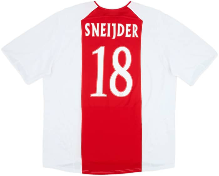 2005-06 Ajax Home Shirt Sneijder #18 - 8/10 - (XXL)