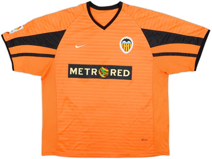 2001-02 Valencia Away Shirt Aimar #21 - 8/10 - (XL)