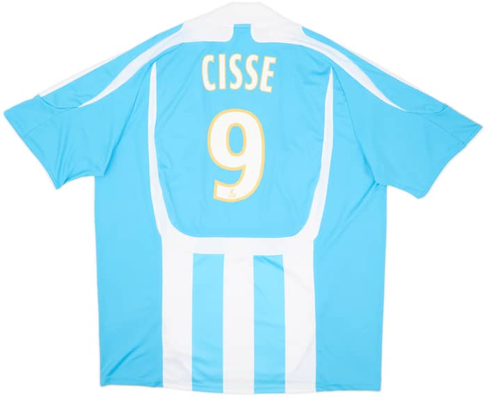 2007-08 Olympique Marseille Away Shirt Cisse #9 - 7/10 - (XXL)
