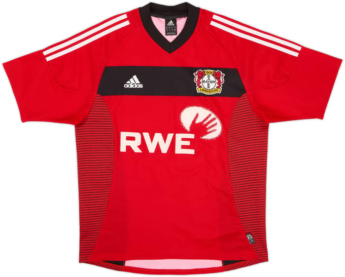 2002-04 Bayer Leverkusen Home Shirt Berbatov #9 - 7/10 - (M)