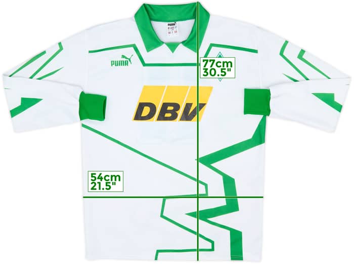 1993-94 Werder Bremen Home L/S Shirt #11 - 9/10 - (L)
