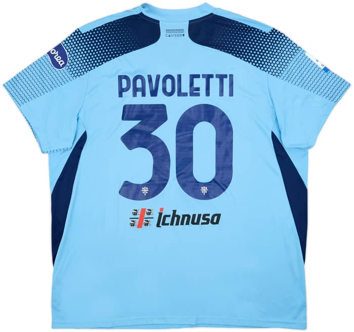 2021-22 Cagliari Third Shirt Pavoletti #30 (3XL)