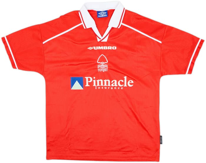 1998-00 Nottingham Forest Home Shirt Harkes #30 - 9/10 - (L)