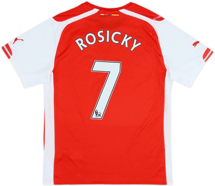 2014-15 Arsenal Home Shirt Rosicky #7 - 6/10 - (M)