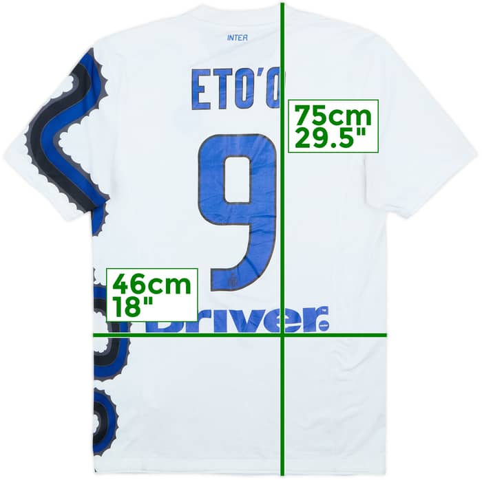 2010-11 Inter Milan Away Shirt Eto'o #9 - 6/10 - (S)