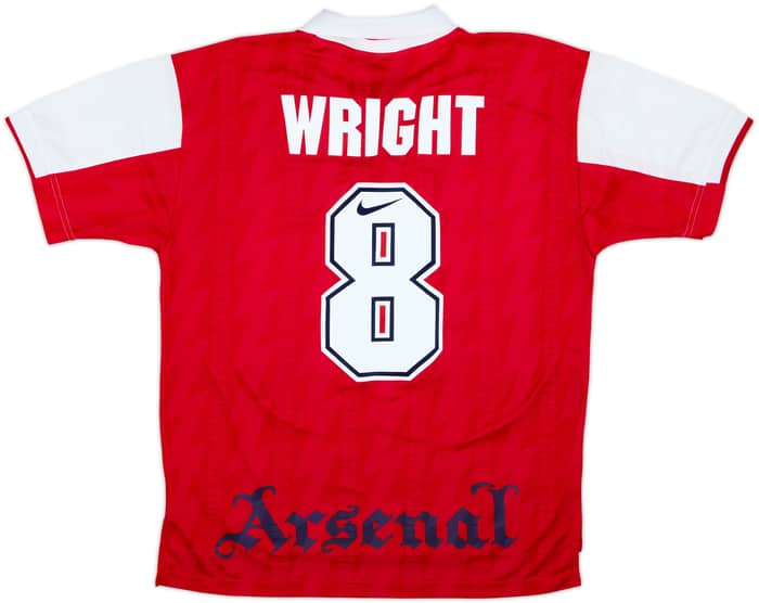 1994-96 Arsenal Home Shirt Wright #8 - 8/10 - (M)