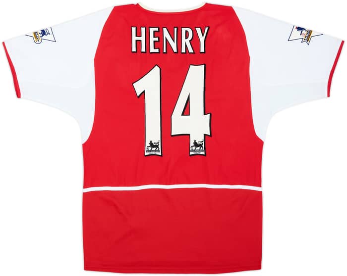 2002-04 Arsenal Home Shirt Henry #14 - 7/10 - (S)
