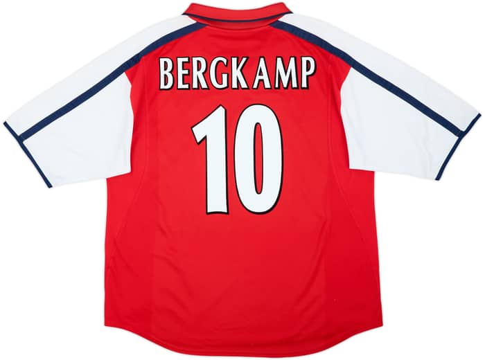 2000-02 Arsenal Home Shirt Bergkamp #10 - 8/10 - (XXL)