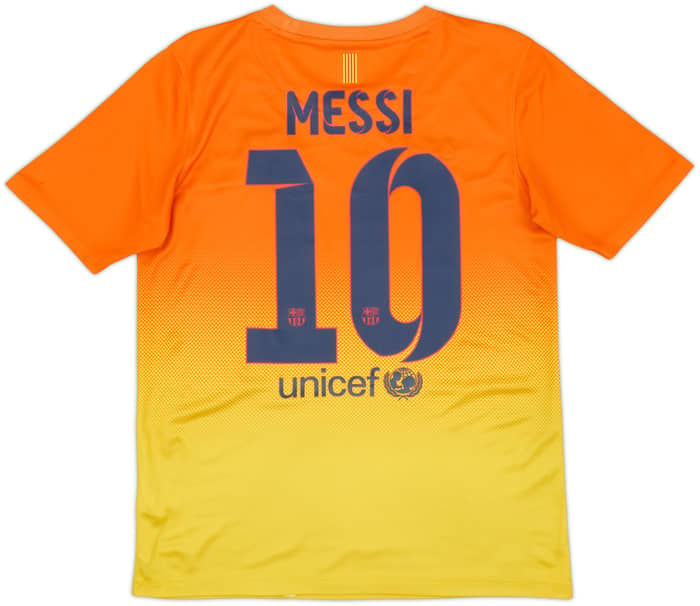 Camiseta básica de visitante del Barcelona 2012-13 Messi #10 - 6/10 - (XL Niños)