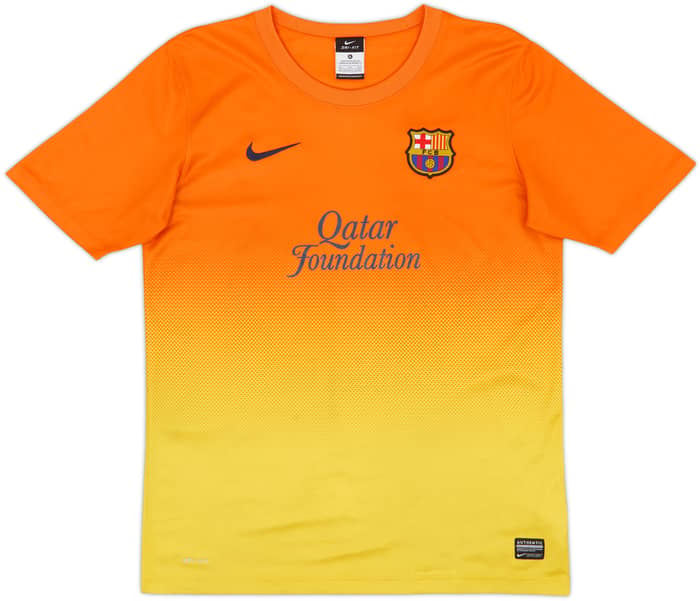 Camiseta básica de visitante del Barcelona 2012-13 Messi #10 - 6/10 - (XL Niños)