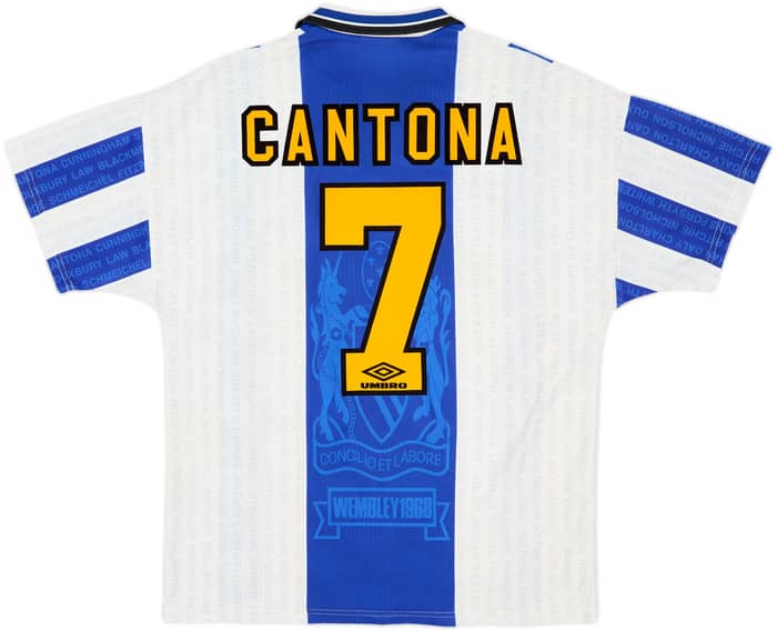 1994-96 Manchester United Third Shirt Cantona #7 - 8/10 - (L)