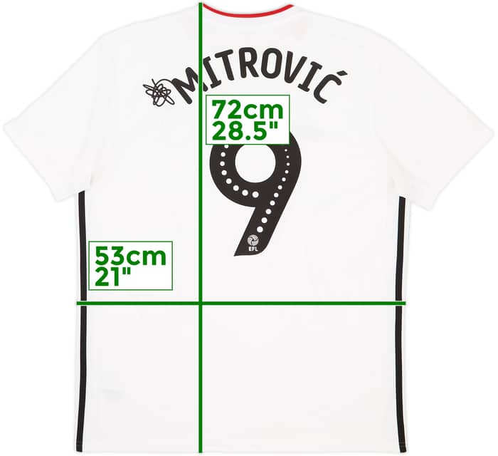2019-20 Fulham Home Shirt Mitrovic #9 - 9/10 - (L)