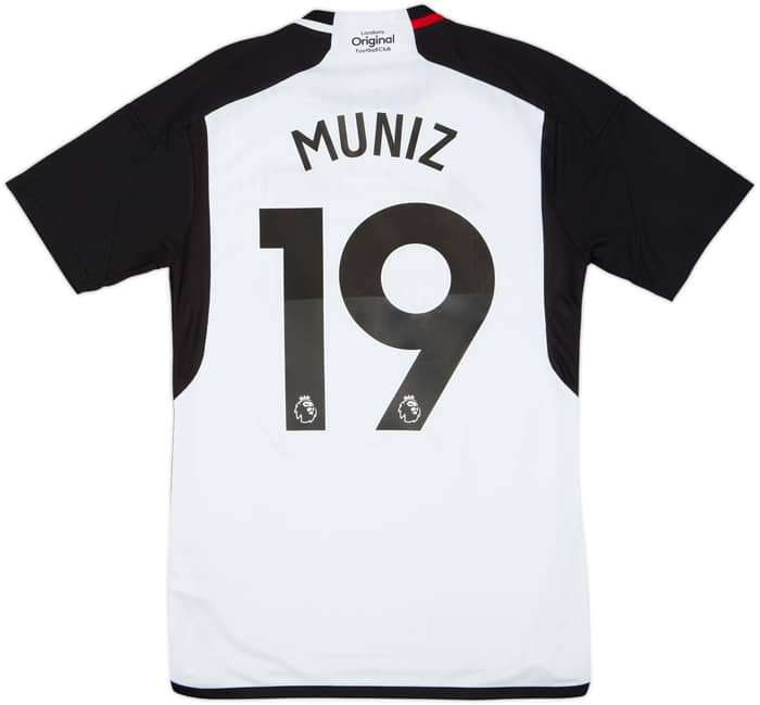 2023-24 Fulham Home Shirt Muniz #19 - 8/10 - (S)