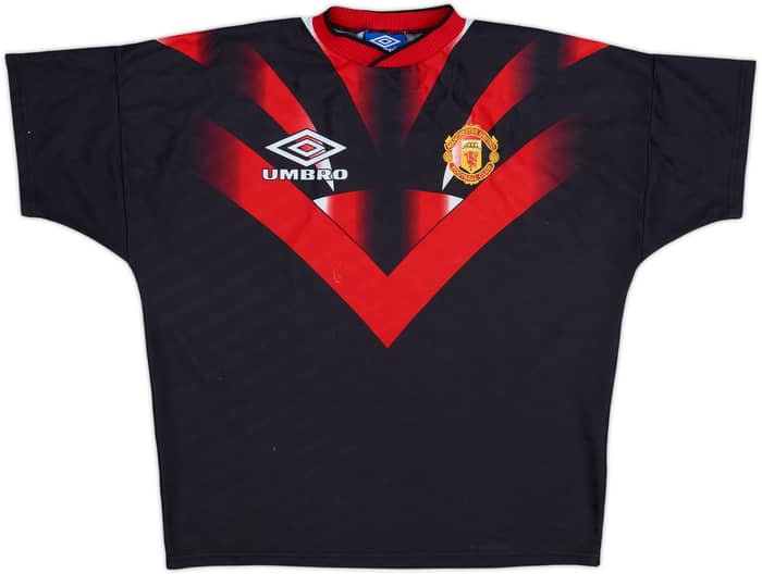 1994-95 Manchester United Umbro Training Shirt - 7/10 - (XL)