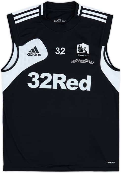 2012-13 Swansea Player Issue adidas Training Vest #32 - 7/10 - (M)