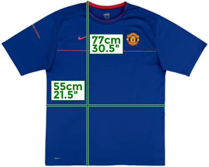 2008-09 Manchester United Nike Training Shirt - 7/10 - (XL)