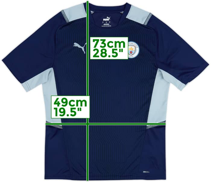 2020-21 Manchester City Puma Training Shirt - 10/10 - (L)