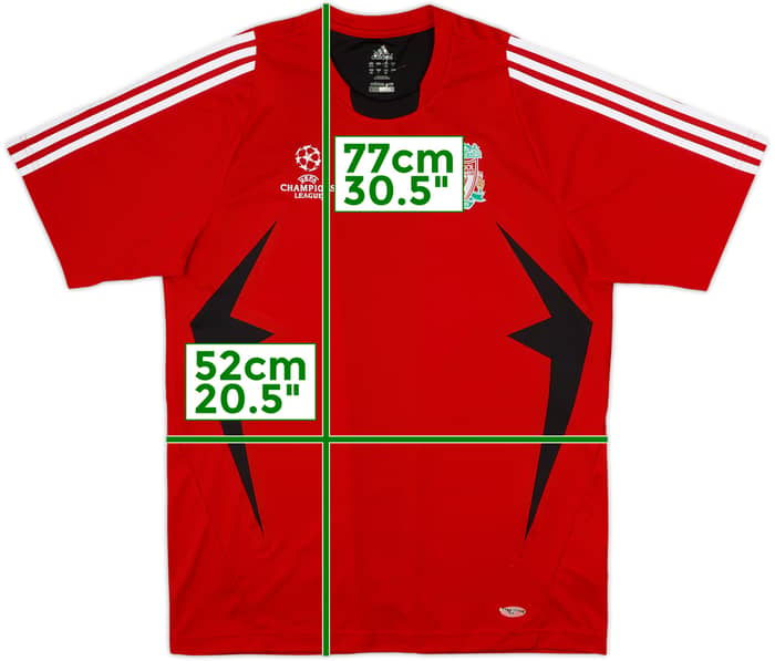 2007-08 Liverpool adidas Training Shirt - 8/10 - (L)